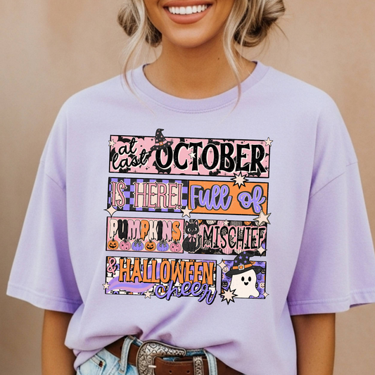 At Last October Is Here… Full Color DTF Transfer