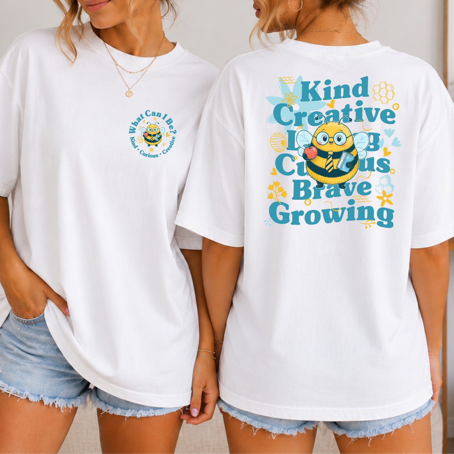 What Can I Be - Kind Creative - Loving… Full Color DTF Transfer