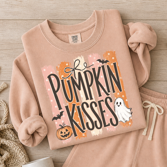 Pumpkin Kisses Full Color DTF Transfer