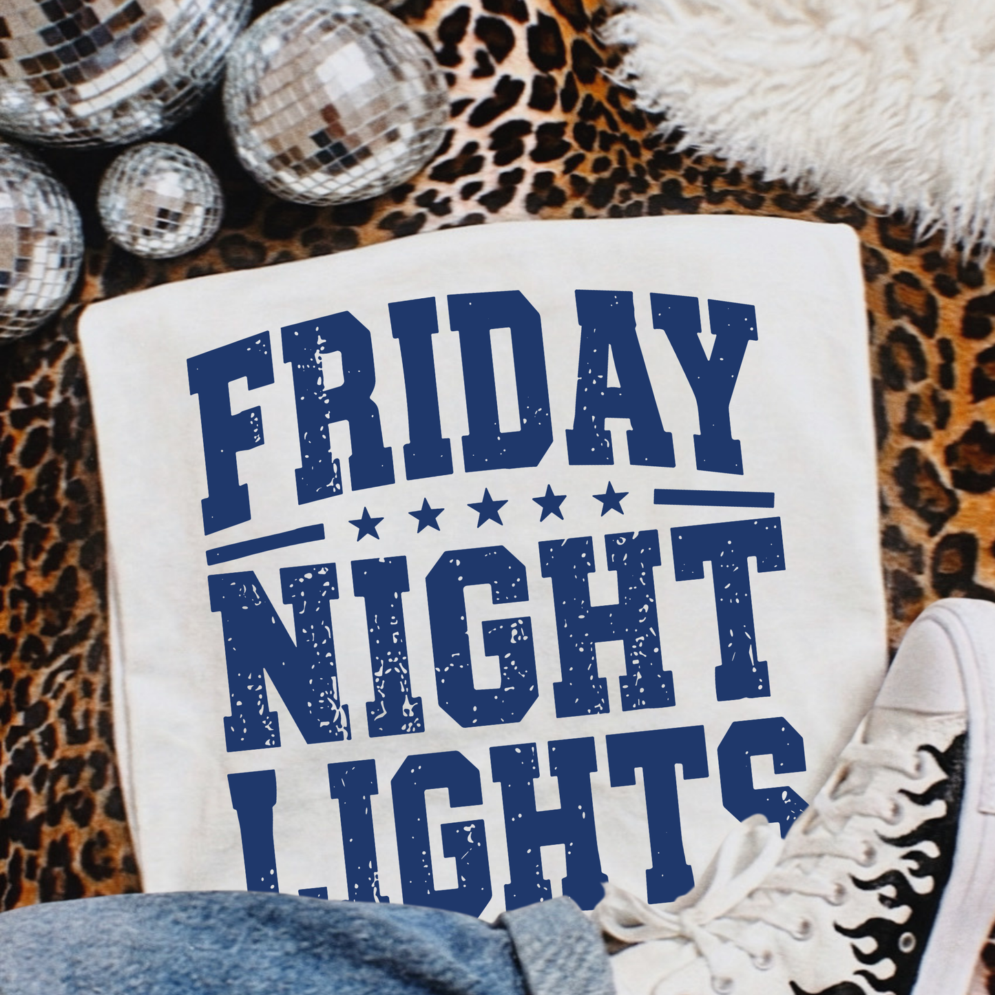 Friday Night Lights Full Color DTF Transfer