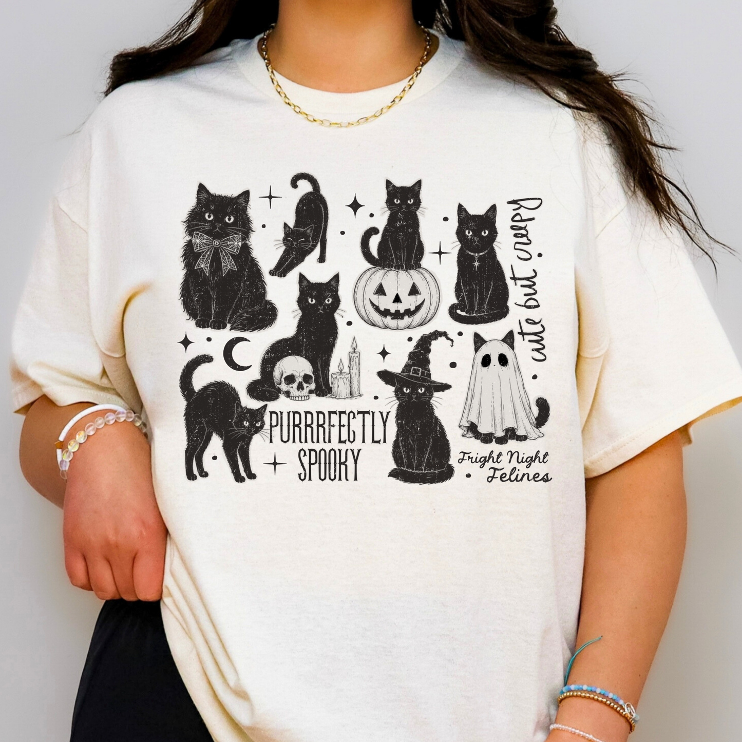 Purrrfectly Spooky (Cats) Full Color DTF Transfer