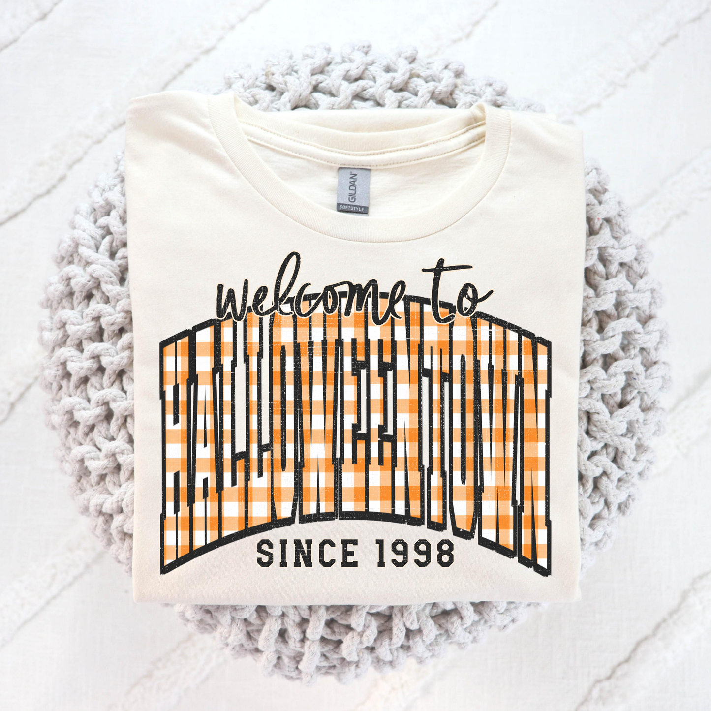 Welcome To Halloween Town Full Color DTF Transfer