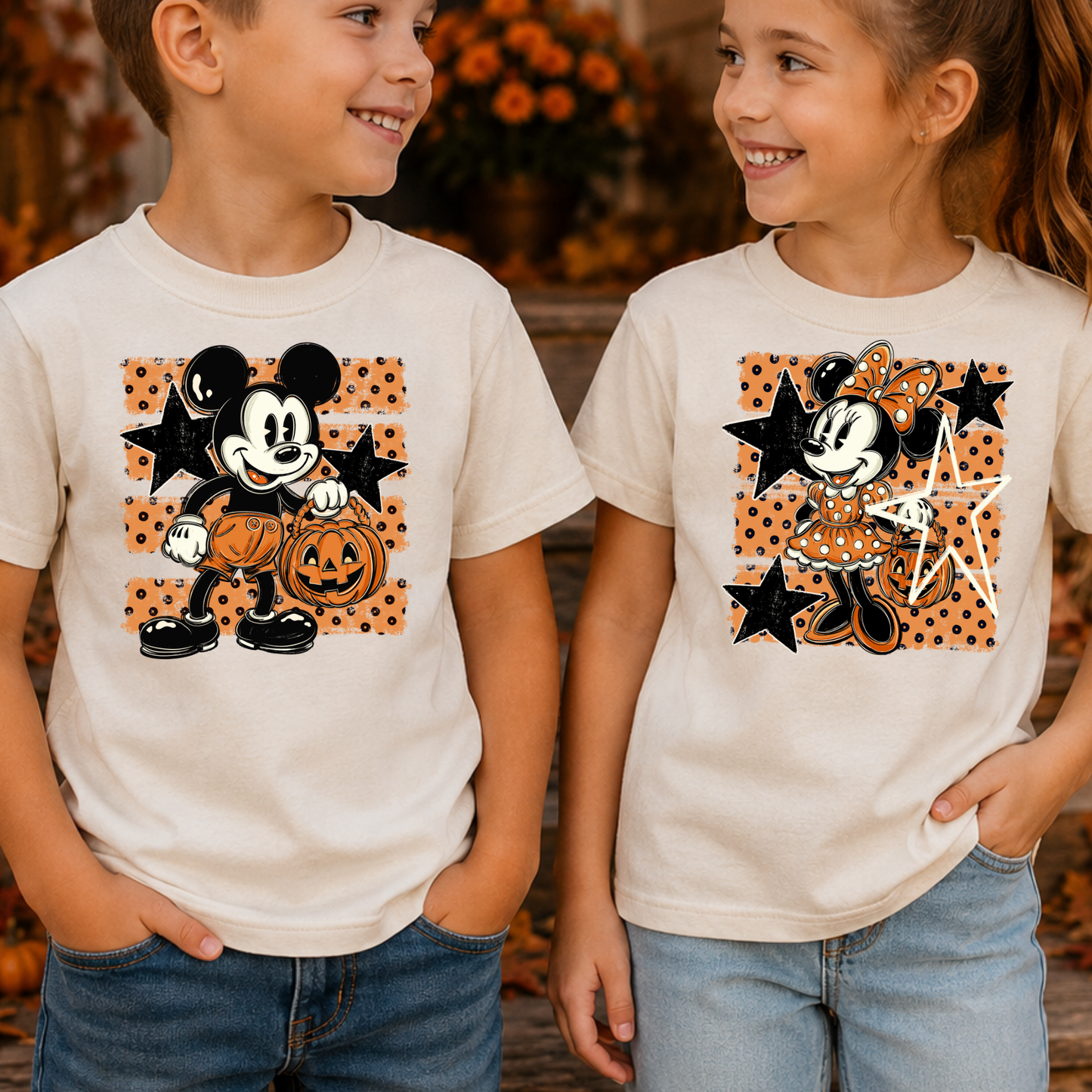 Halloween Mouse (Boy/Girl Option) Full Color DTF Transfer