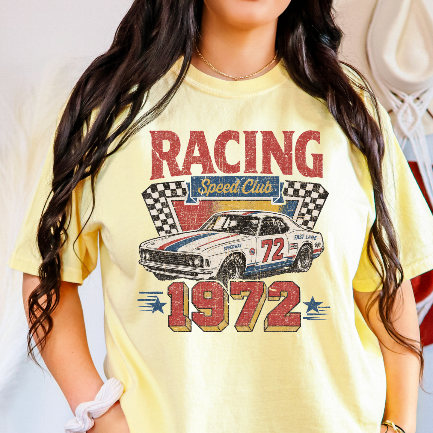Racing 1972 Full Color DTF Transfer