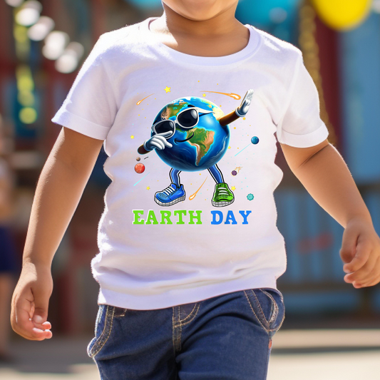 Earth Day (Dabbing Earth) Full Color DTF Transfer