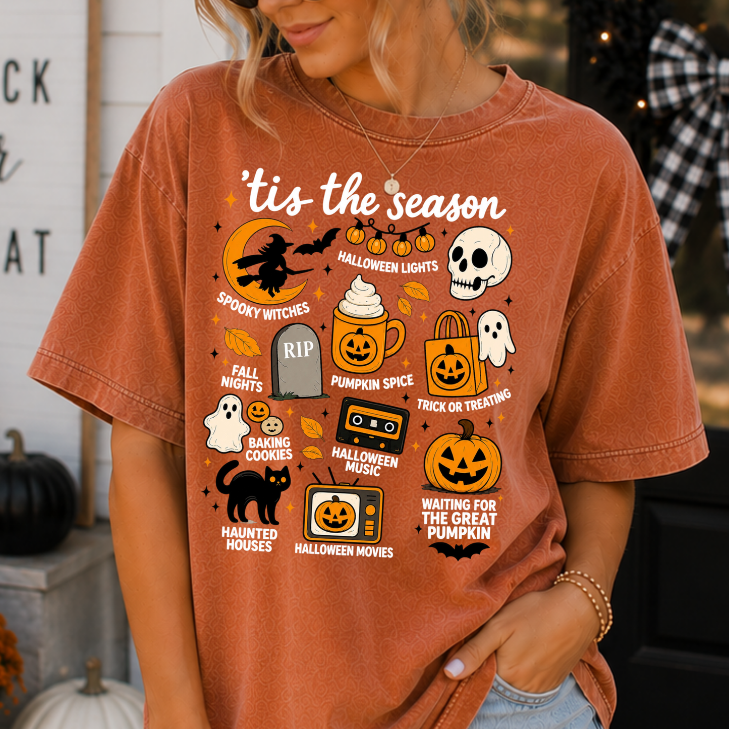Tis The Season (Halloween Icons) Full Color DTF Transfer