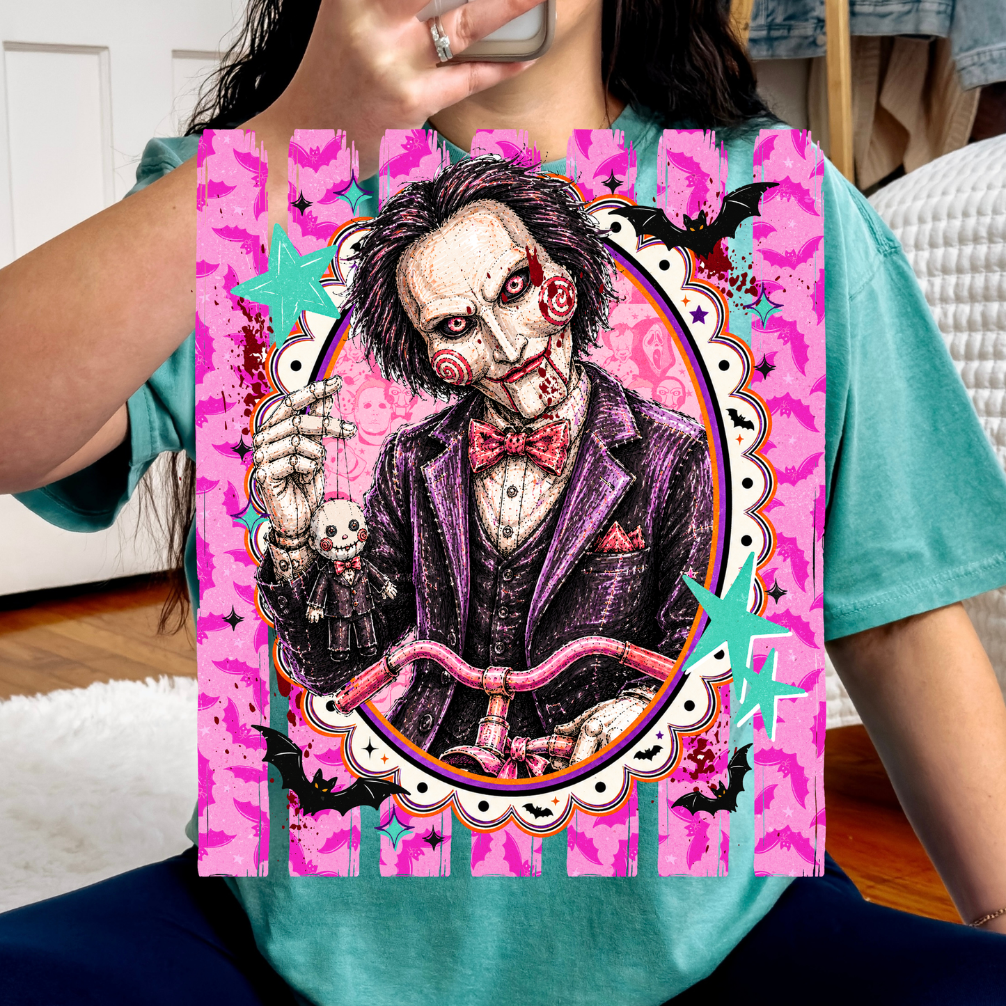 Preppy Horror Characters (Multi Options) Full Color DTF Transfer