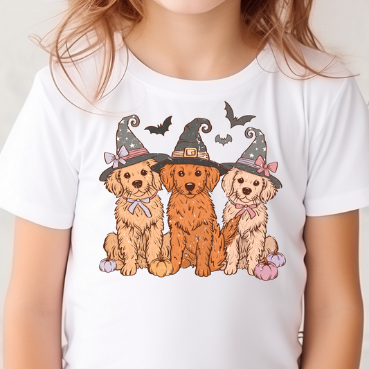 Witch Dogs Full Color DTF Transfer