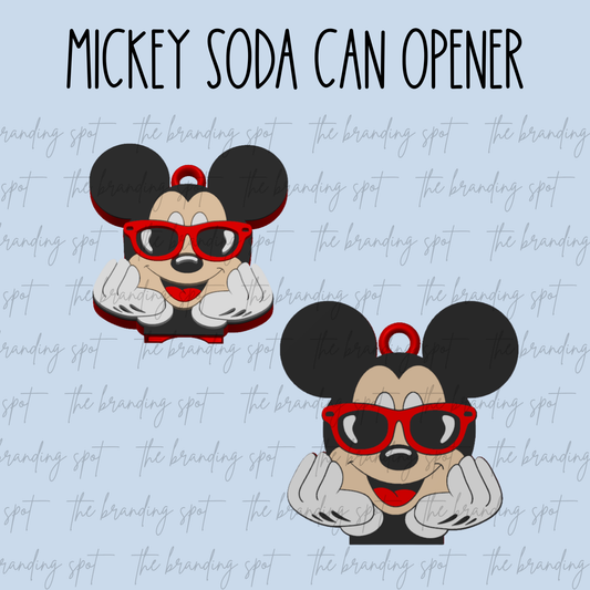 Mouse Soda Can Tab Opener Keychain