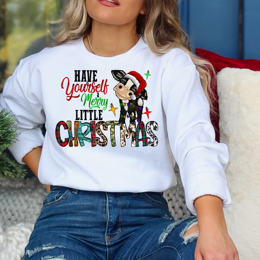 Have Yourself A Merry Little Christmas Full Color DTF Transfer