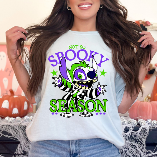 Spooky Season (Beetlejuice Stitch) Full Color DTF Transfer