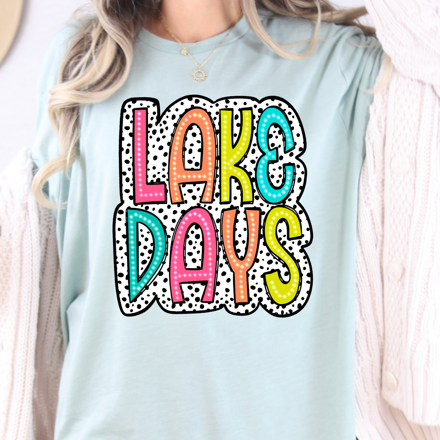 Lake Days Full Color DTF Transfer