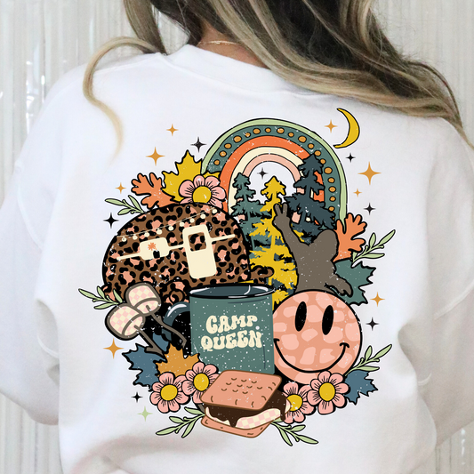 Camp Queen (Camping) Full Color DTF Transfer