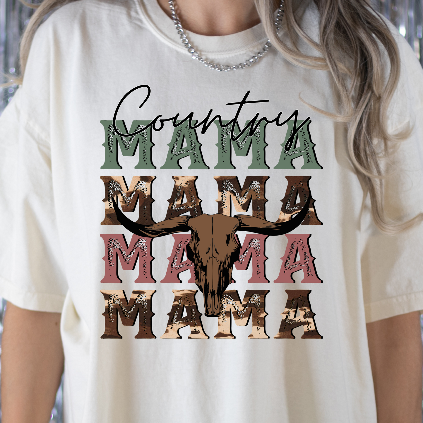 Country Mama Full Color DTF Transfer