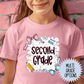 Notebook Paper Bow Grade (MULTI GRADE OPTIONS) Full Color DTF Transfer