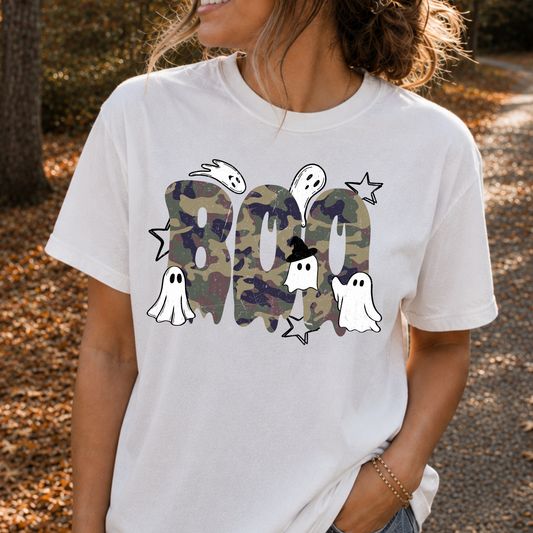 Camo Boo - Ghosts Full Color DTF Transfer