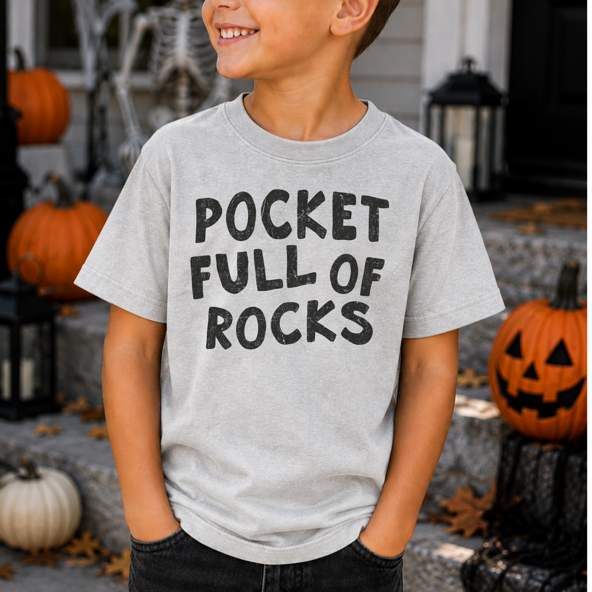 Pocket Full Of Rocks Full Color DTF Transfer