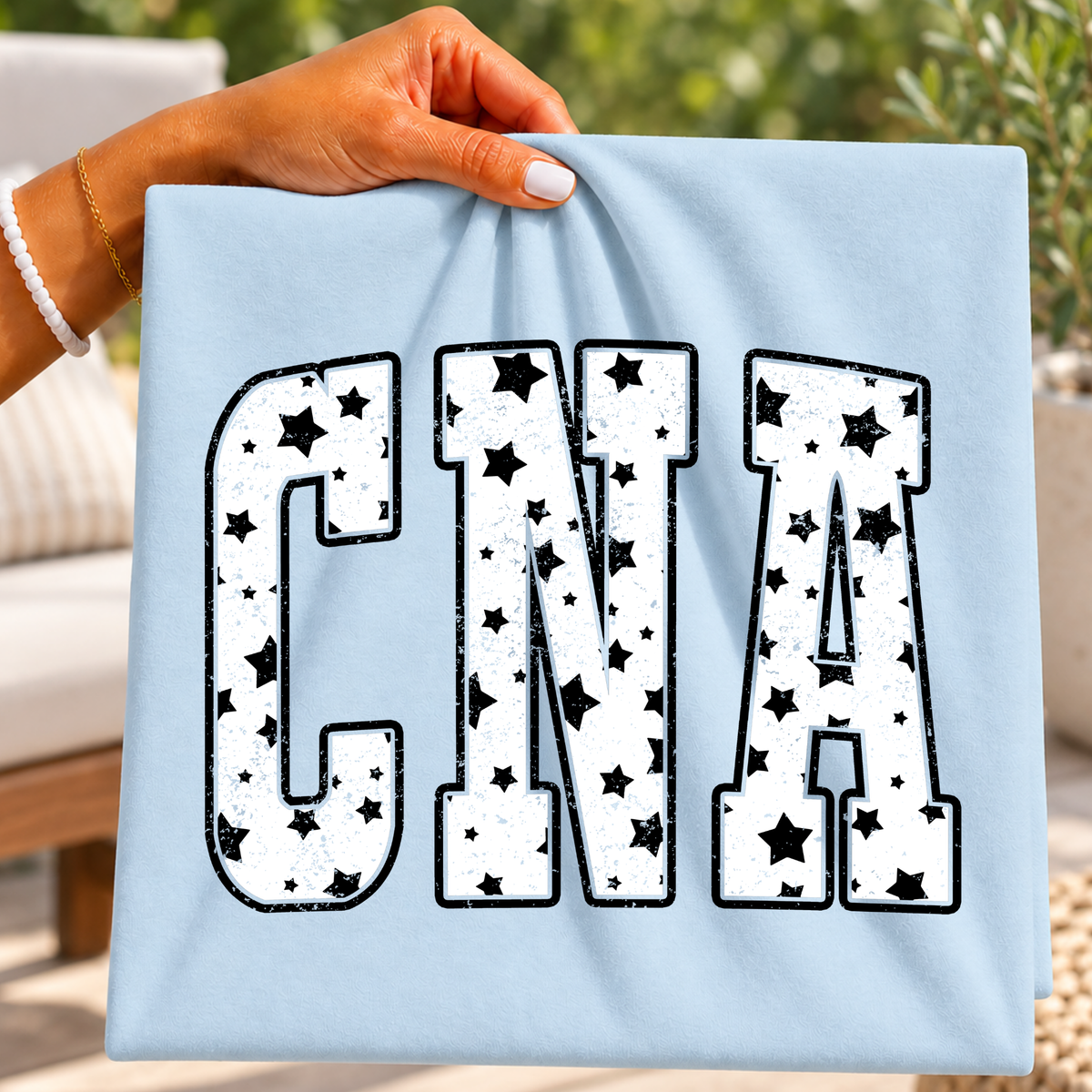 CNA (Stars) Full Color DTF Transfer