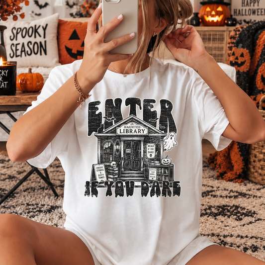 Enter If You Dare Full Color DTF Transfer