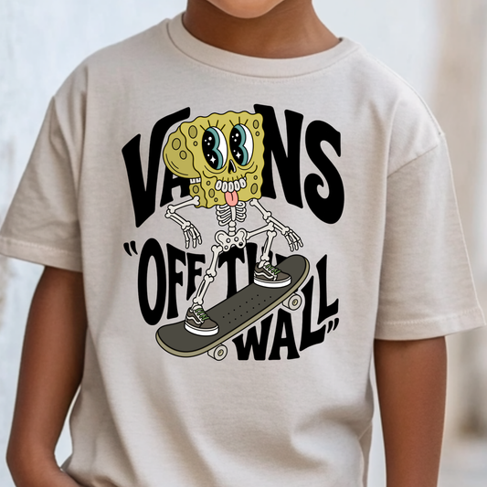 Vans Off The Wall (Spongebob) Full Color DTF Transfer