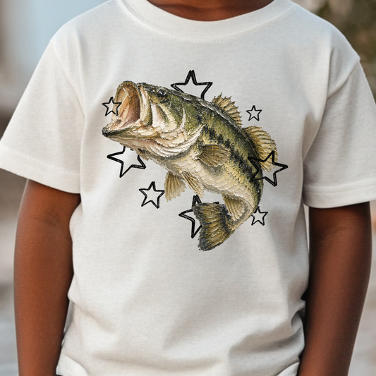 Fish w/Stars Full Color DTF Transfer