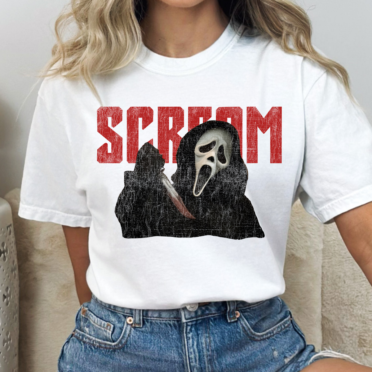 Scream Full Color DTF Transfer