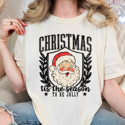 Tis The Season To Be Jolly Full Color DTF Transfer