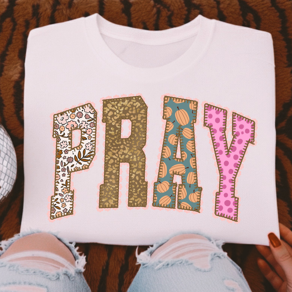 Pray (Multi Patterns) Full Color DTF Transfer