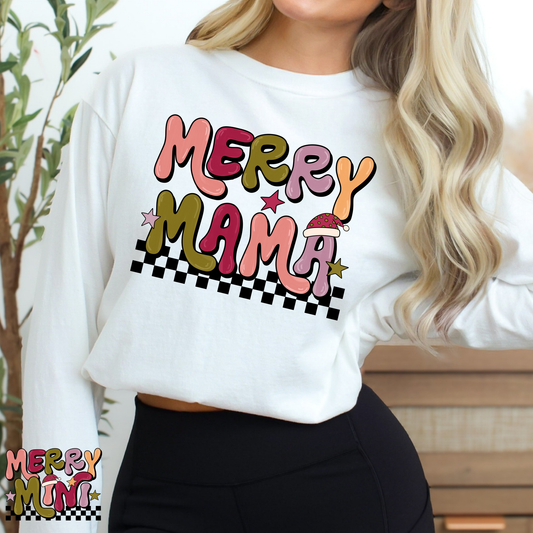 Merry Mama (Mini Option) Full Color DTF Transfer