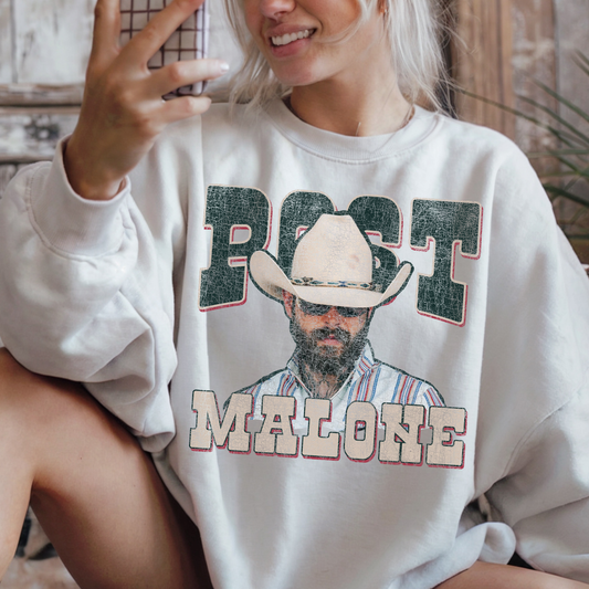 Post Malone Full Color DTF Transfer