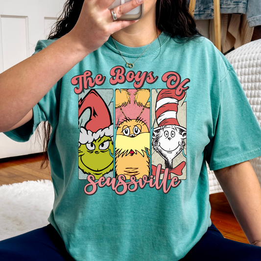 The Boys of Seussville Full Color DTF Transfer