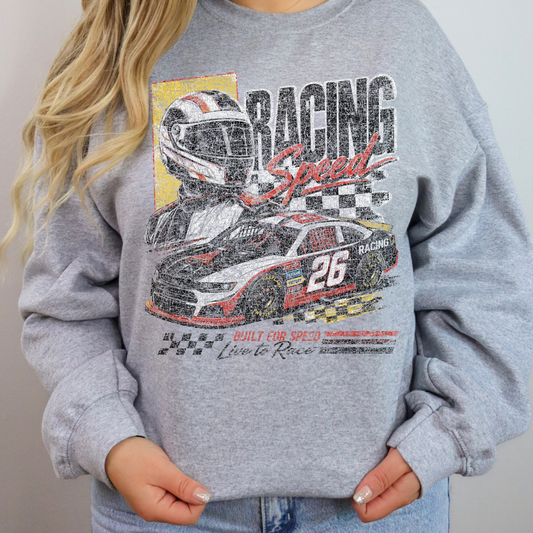 Racing Speed (Distressed) Full Color DTF Transfer