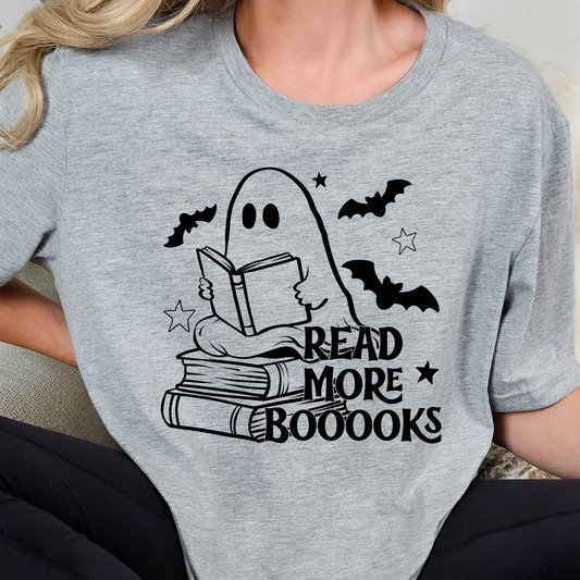 Read More Books (Ghost) Full Color DTF Transfer