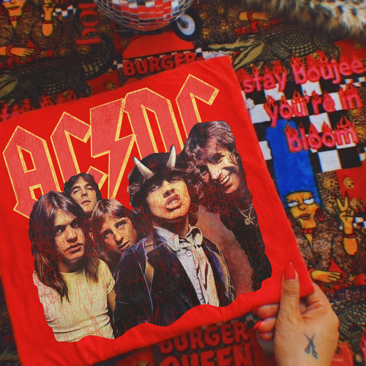 ACDC Full Color DTF Transfer