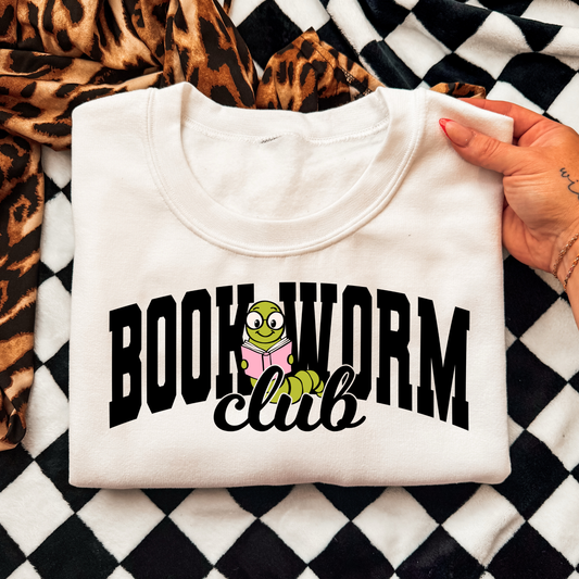 Bookworm Club Full Color DTF Transfer