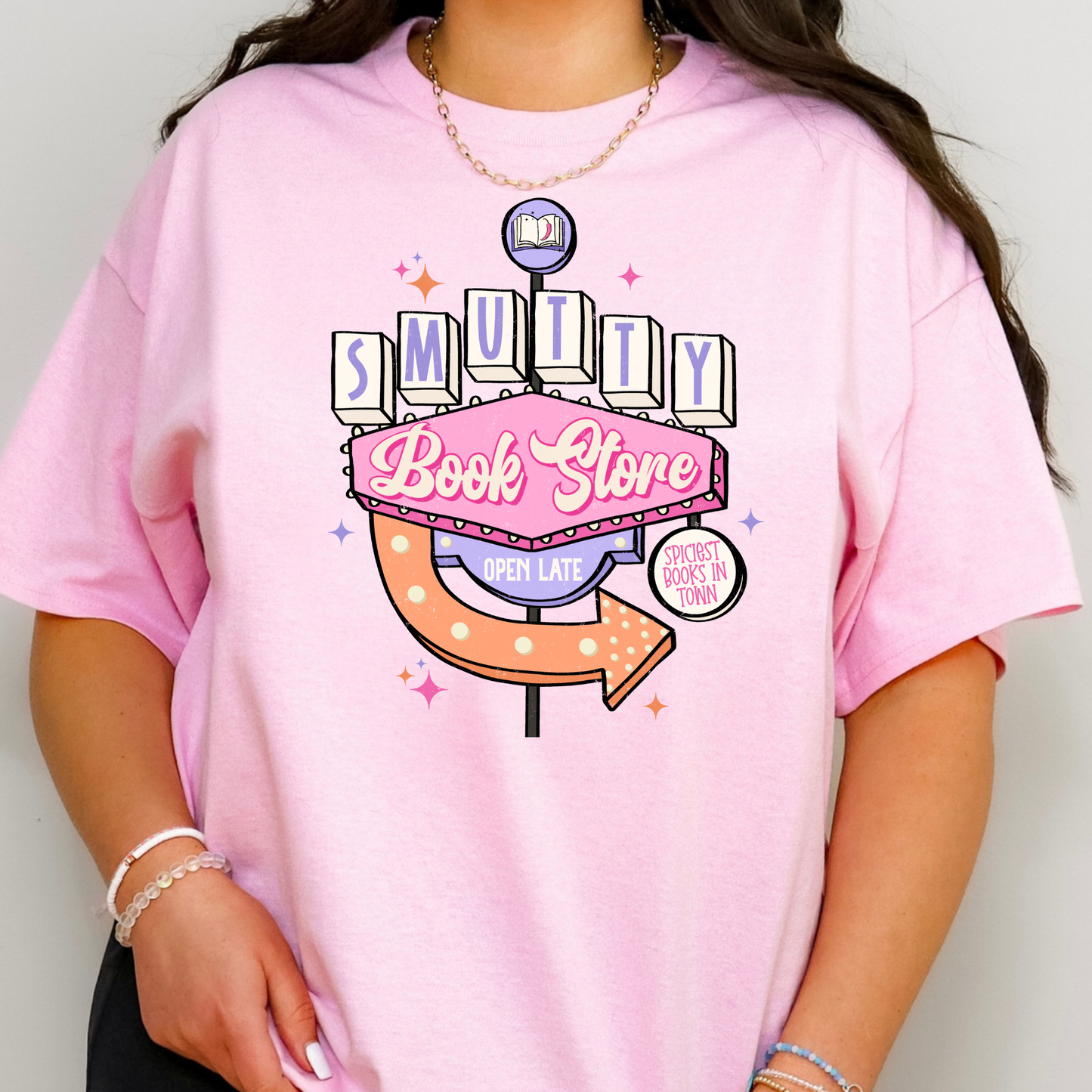 SmUtty Book Store Full Color DTF Transfer