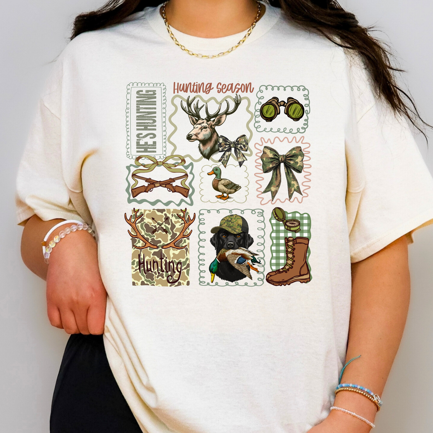 Hunting Stamps Full Color DTF Transfer