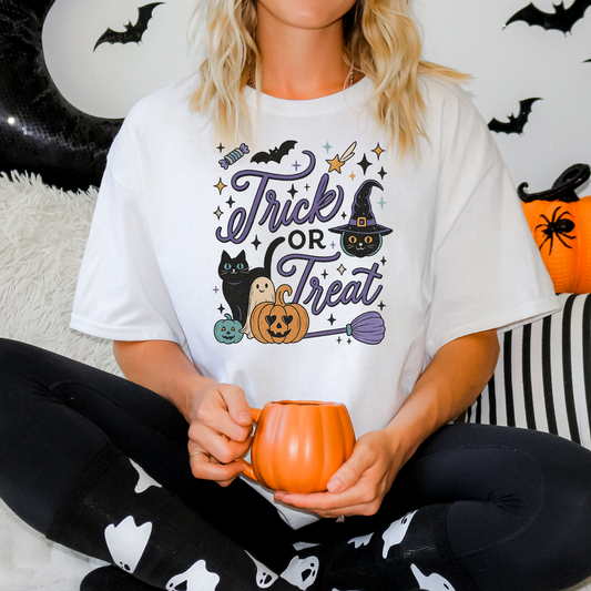 Trick or Treat Full Color DTF Transfer