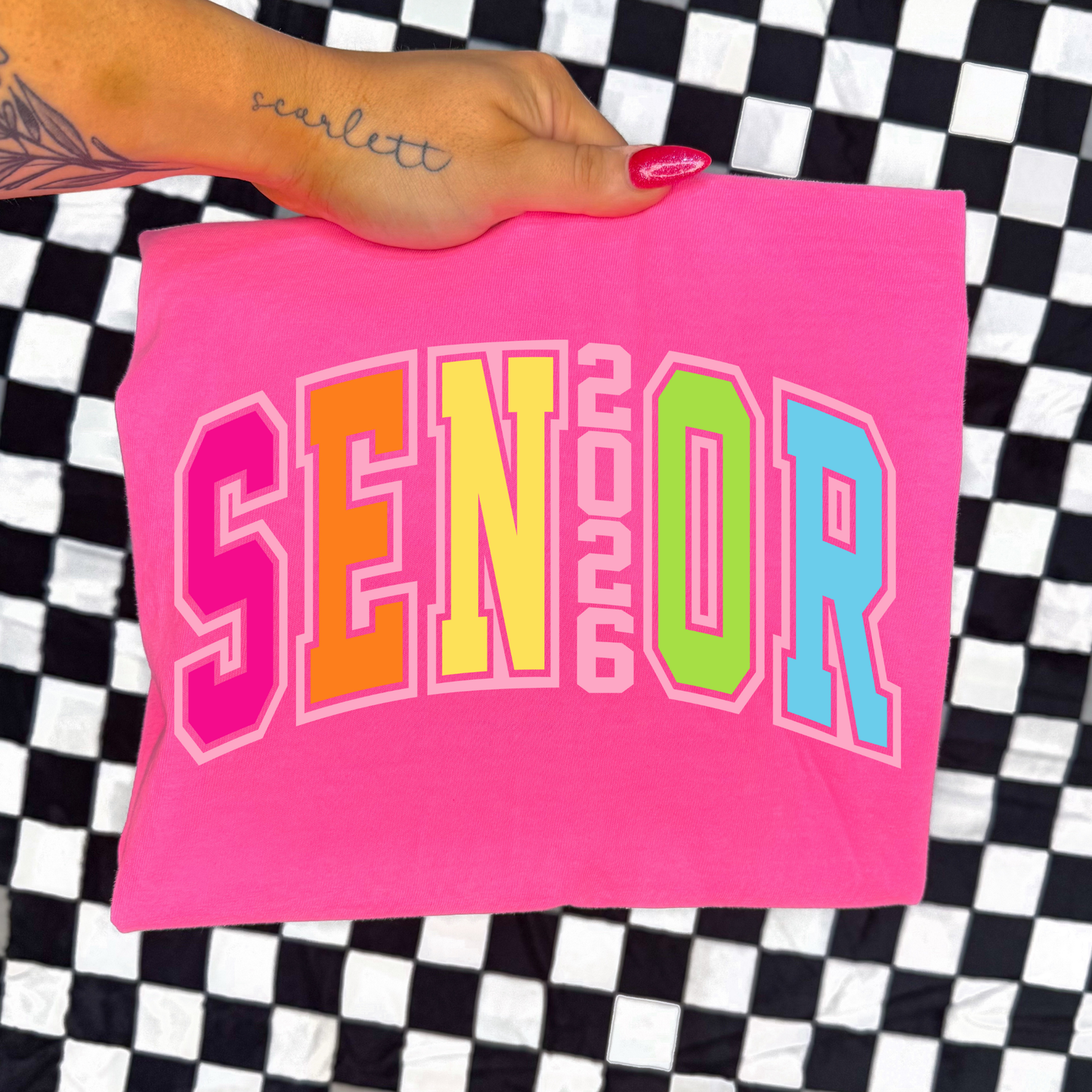 Senior 2026  Full Color DTF Transfer