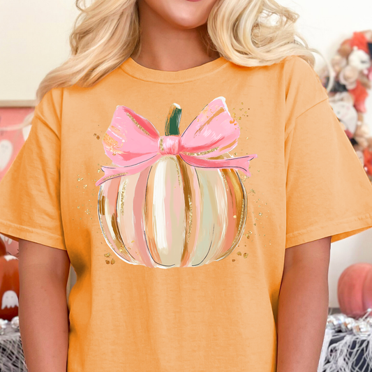 Watercolor Pumpkin Full Color DTF Transfer