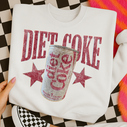 Diet Coke Full Color DTF Transfer
