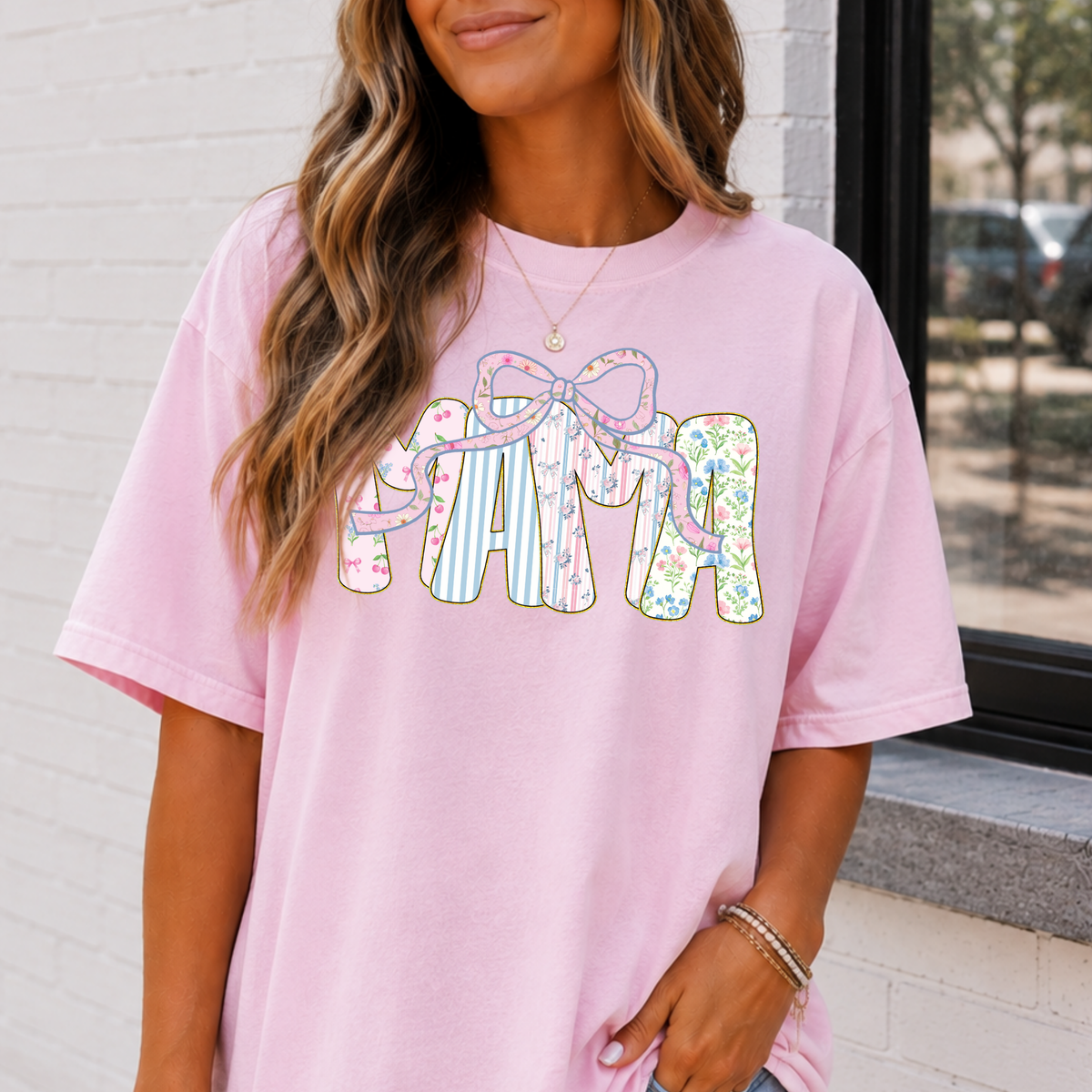 Floral Mama Full Color DTF Transfer