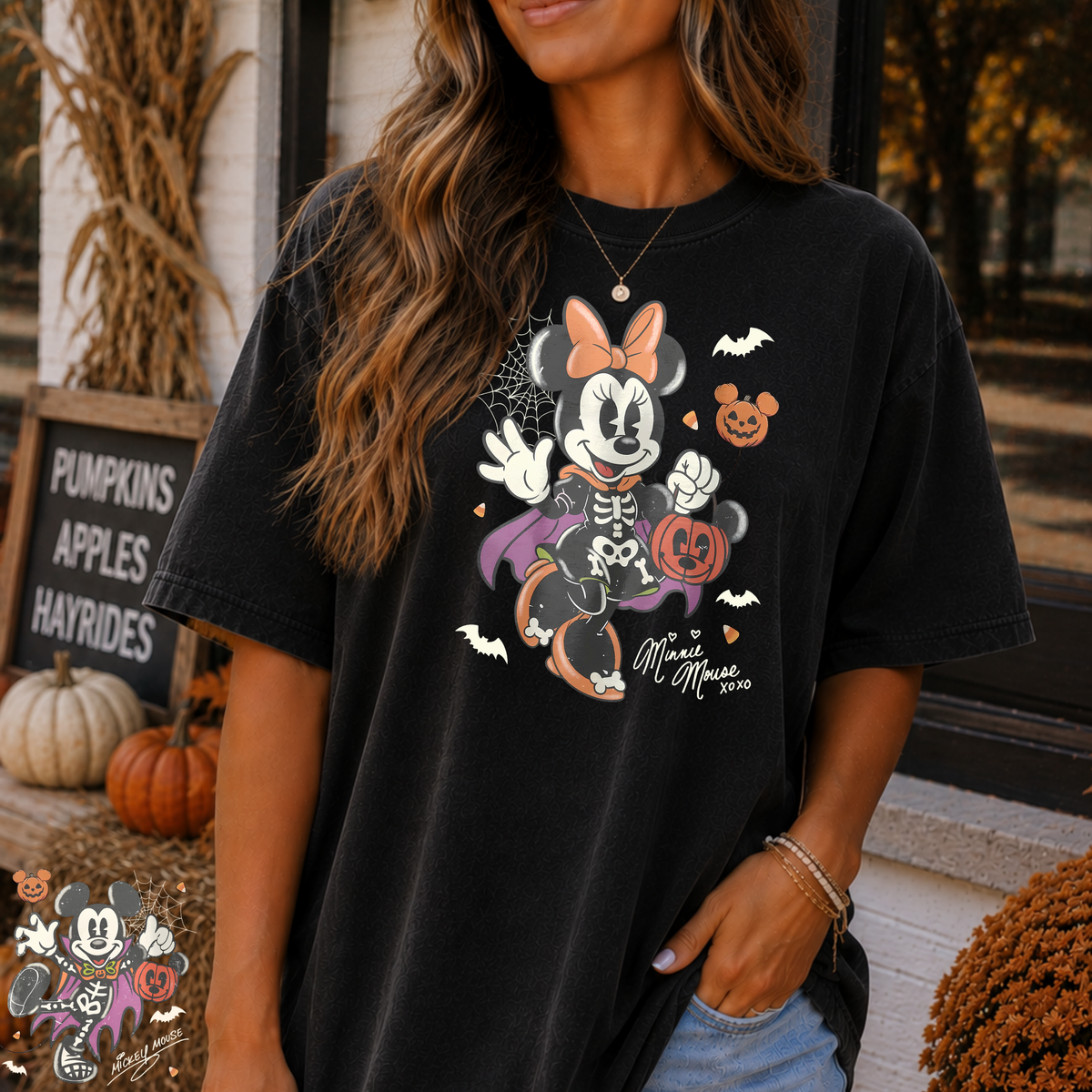 Spooky Mouse (Boy and Girl Option) Full Color DTF Transfer