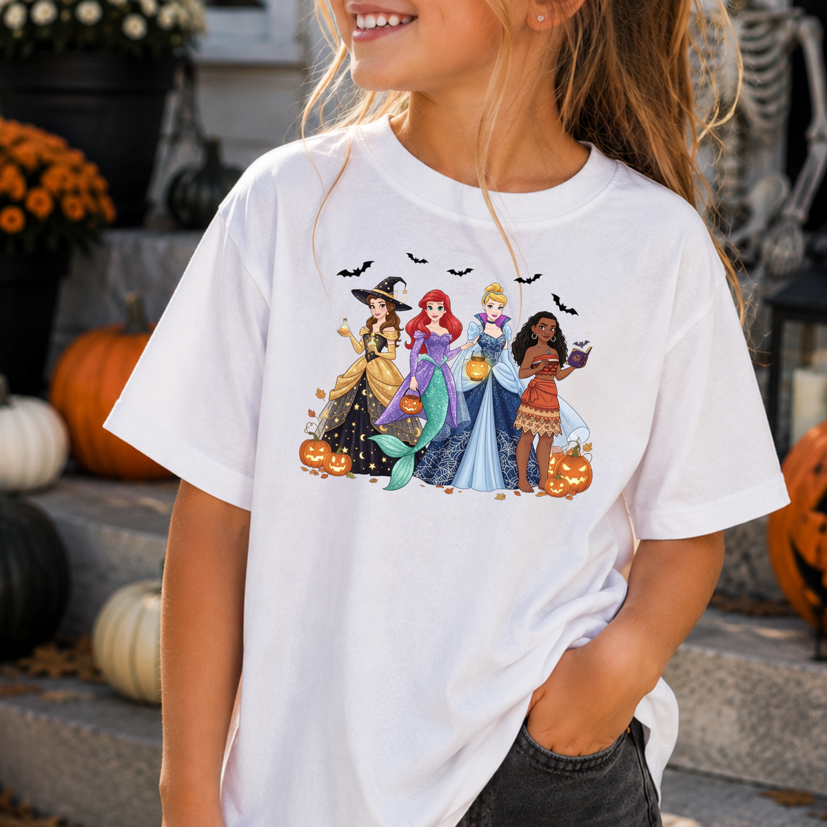 Halloween Princess Full Color DTF Transfer