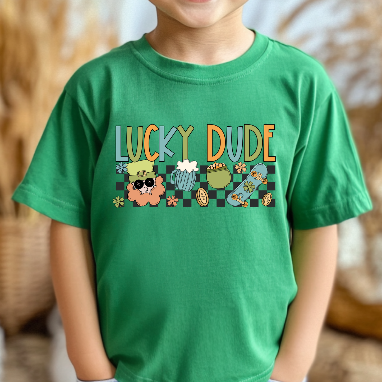 Lucky Dude Full Color DTF Transfer