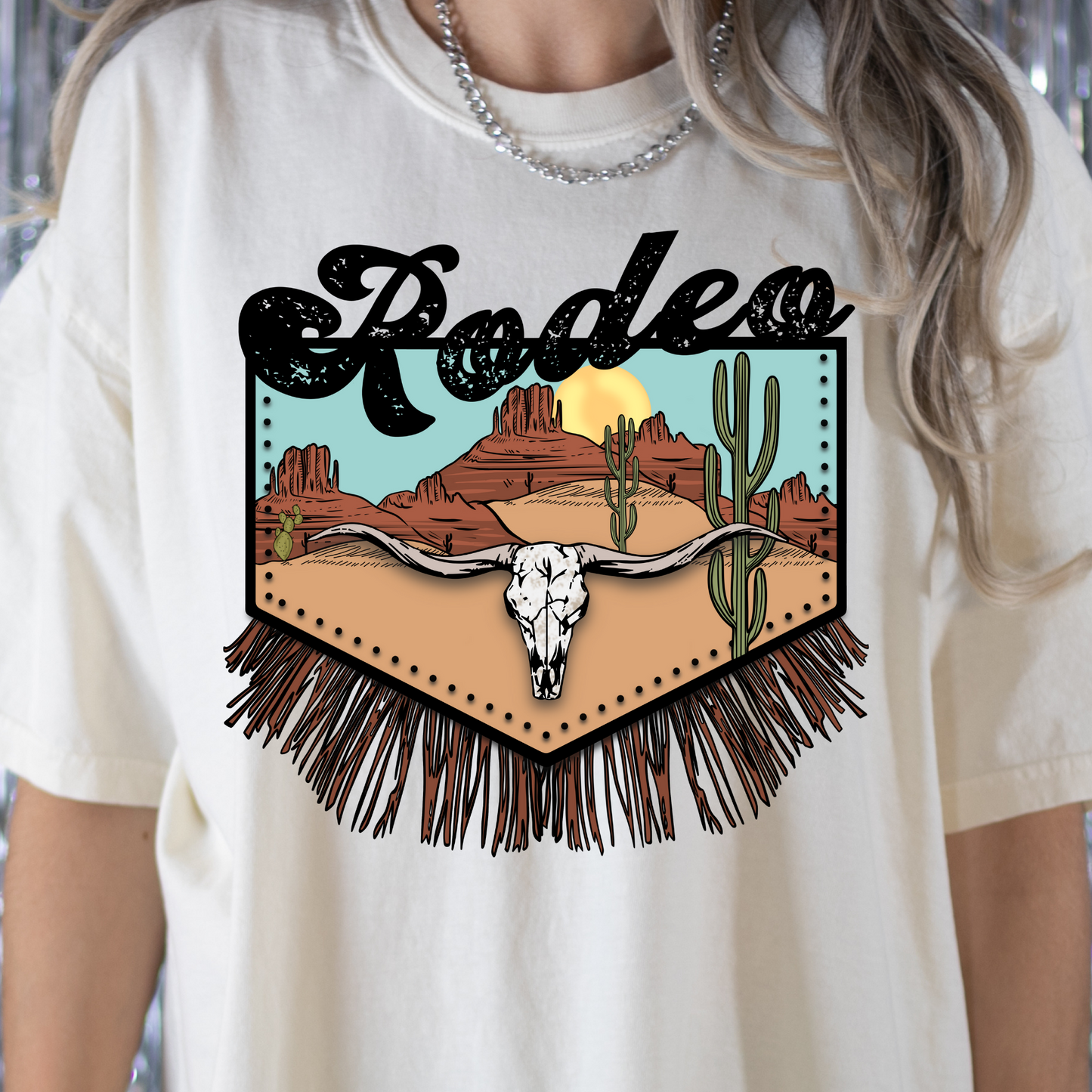 Rodeo Fringe Pocket Full Color DTF Transfer