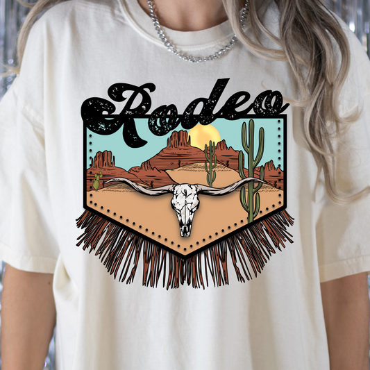 Rodeo Fringe Pocket Full Color DTF Transfer