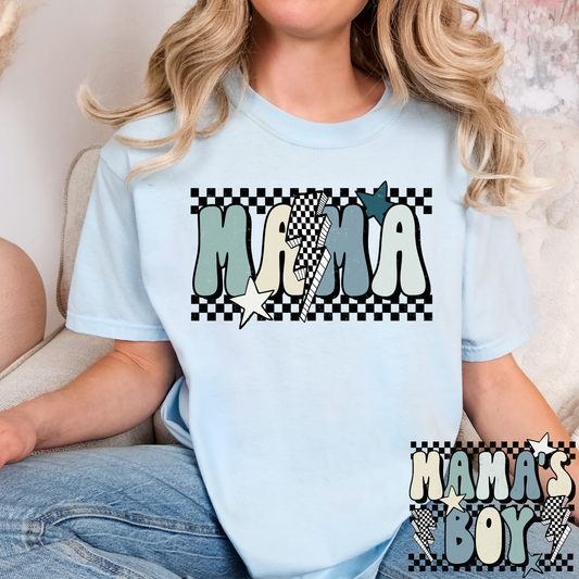 Mama Blue Tone (Mamas BoyOption) Full Color DTF Transfer