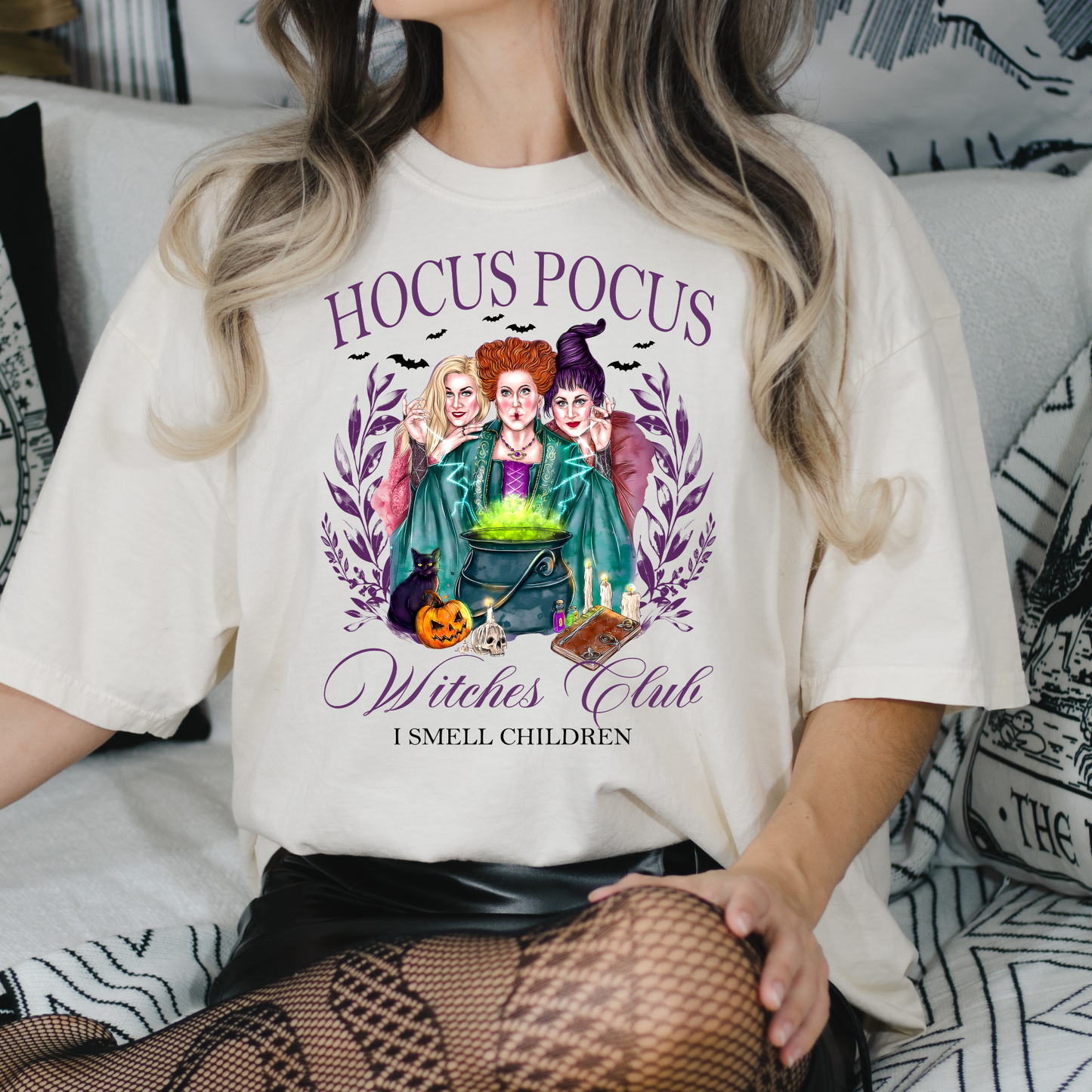 Hocus Pocus Witches Club Full Color DTF Transfer