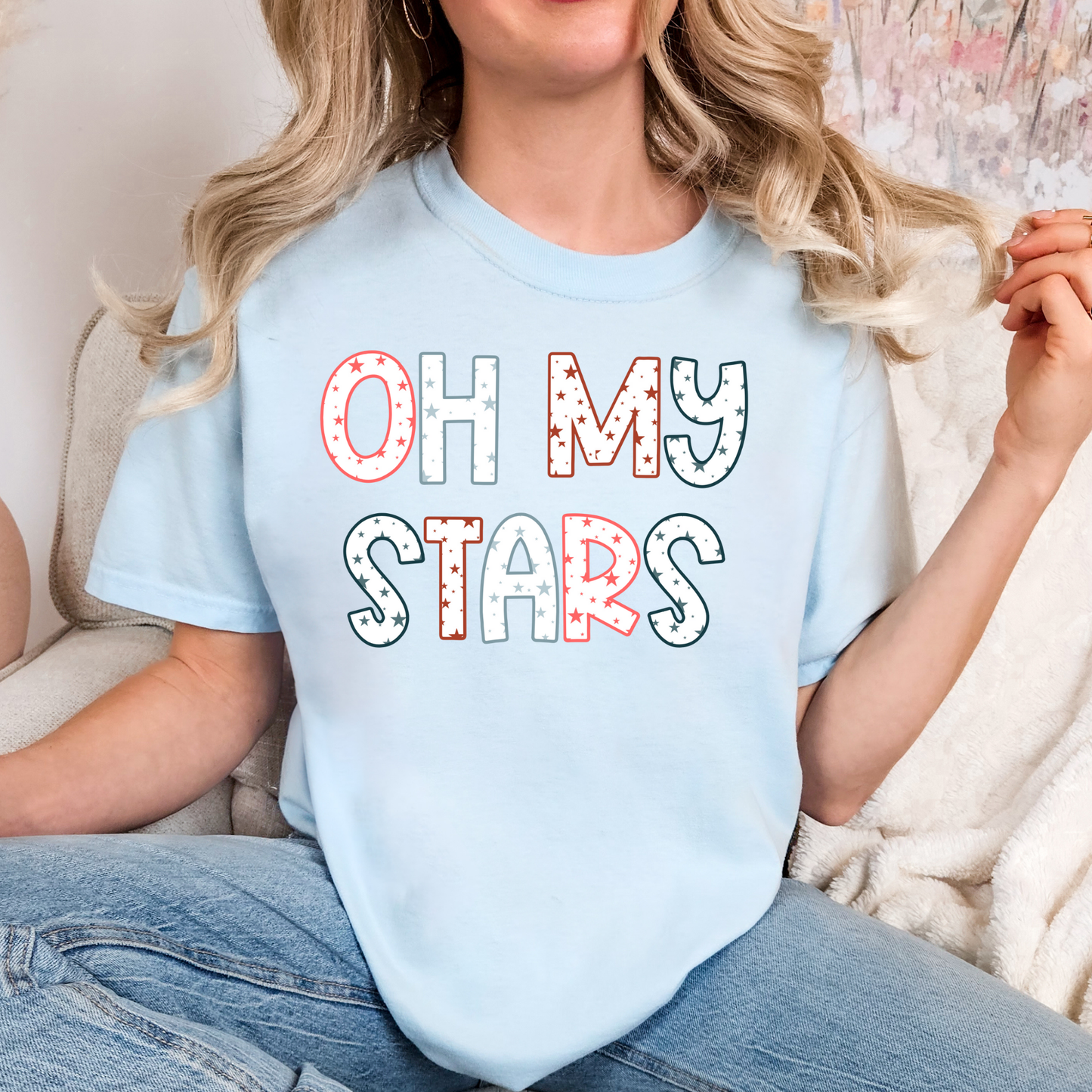 Oh My Stars Full Color DTF Transfer